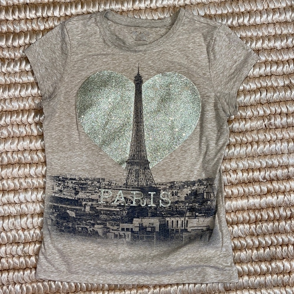 Children’s Place cotton printed Paris T-shirt girl 10